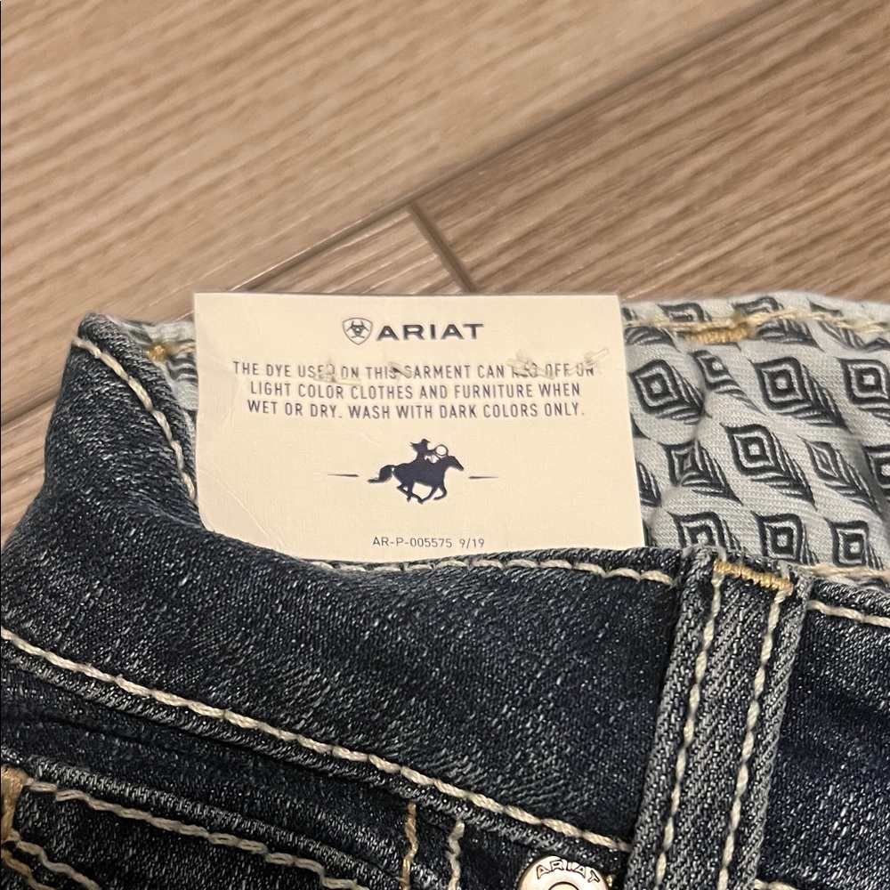 Ariat Dark Blue Flare Jeans - Picture 4 of 9